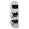 Alfi Brand Plshd Chrm Concealed 4-Way Thermostatic Valve Shower Mixer W/Rnd Knobs AB4101-PC